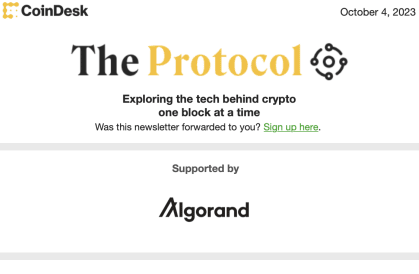 The Protocol newsletter header — October 2023